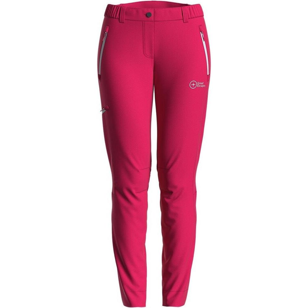 Great Escapes, Damen, Outdoorhose, Purace (46), Rot, 46