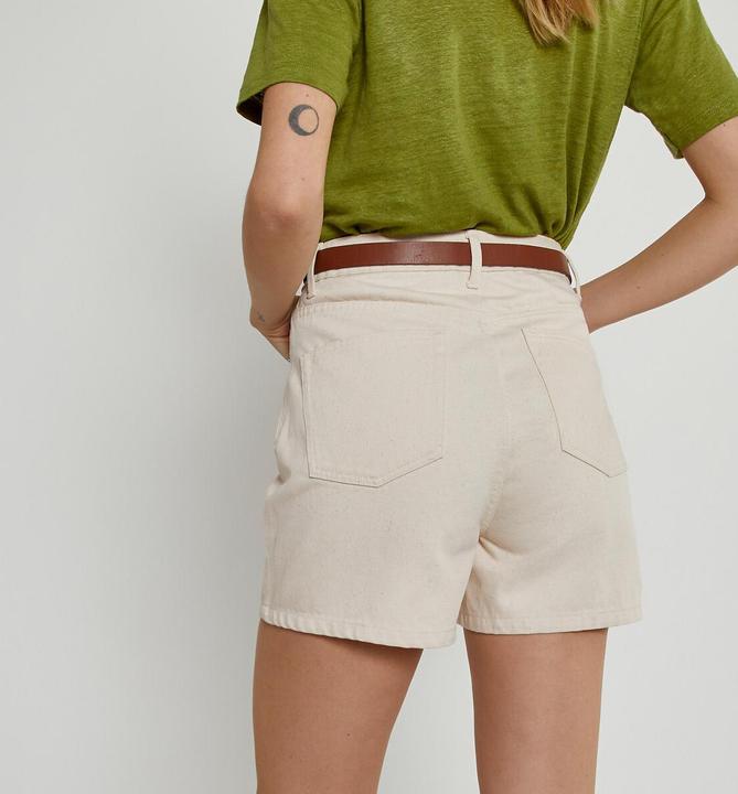 Produktbild La Redoute Collections Jeansshorts mit hohem Bund (46)