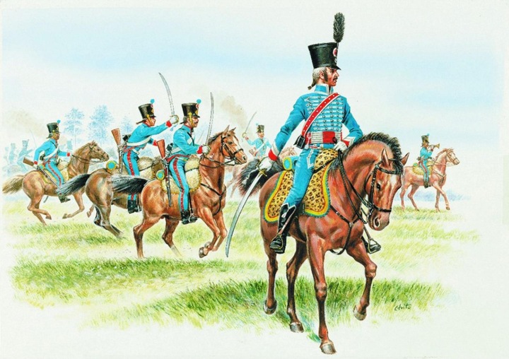Actual product image Italeri French Husars