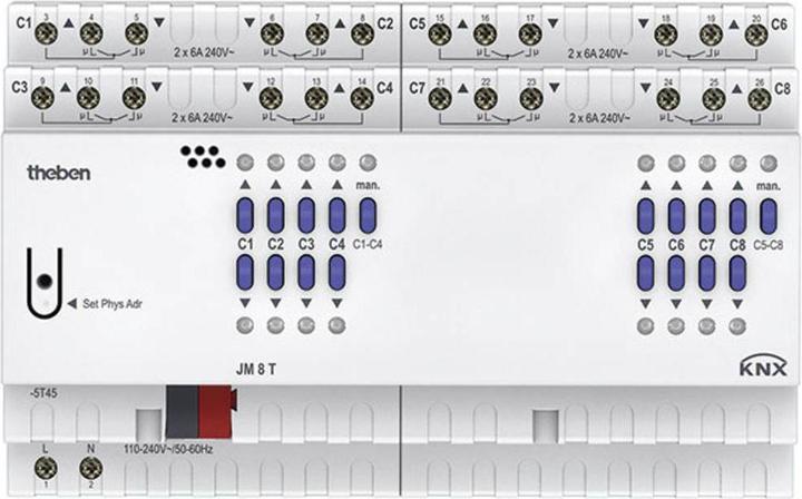 Theben Jm 8 T Knx (Shutter actuator)