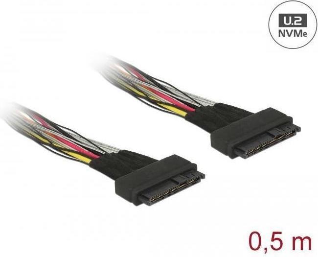 Produktbild Delock SFF-8639 U.2 Verbindungskabel (50 cm, U.2)