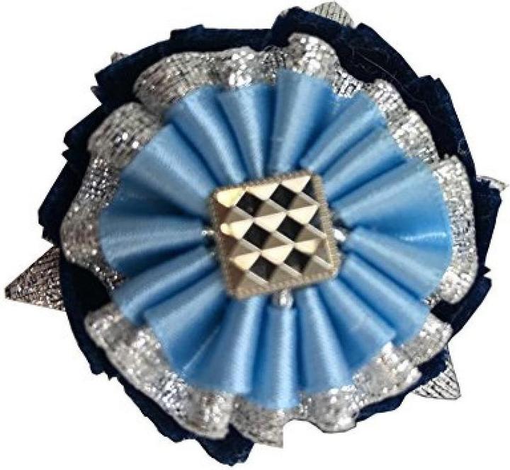 Hellblau, Marineblau, Silber