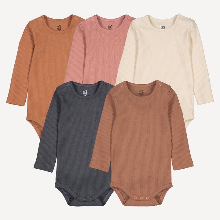 Produktbild La Redoute Collections 5er-Pack Bodys mit langen Ärmeln (80)