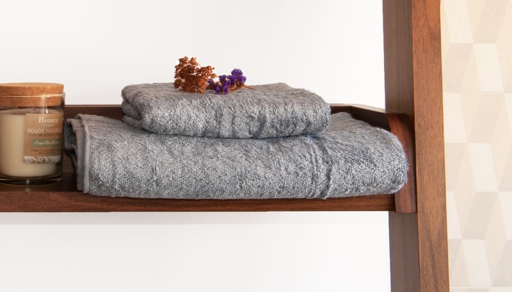 Immagine prodotto Casativo Set di asciugamani LE BETULLE, 70% fibre di legno, tortora, 3 pezzi
