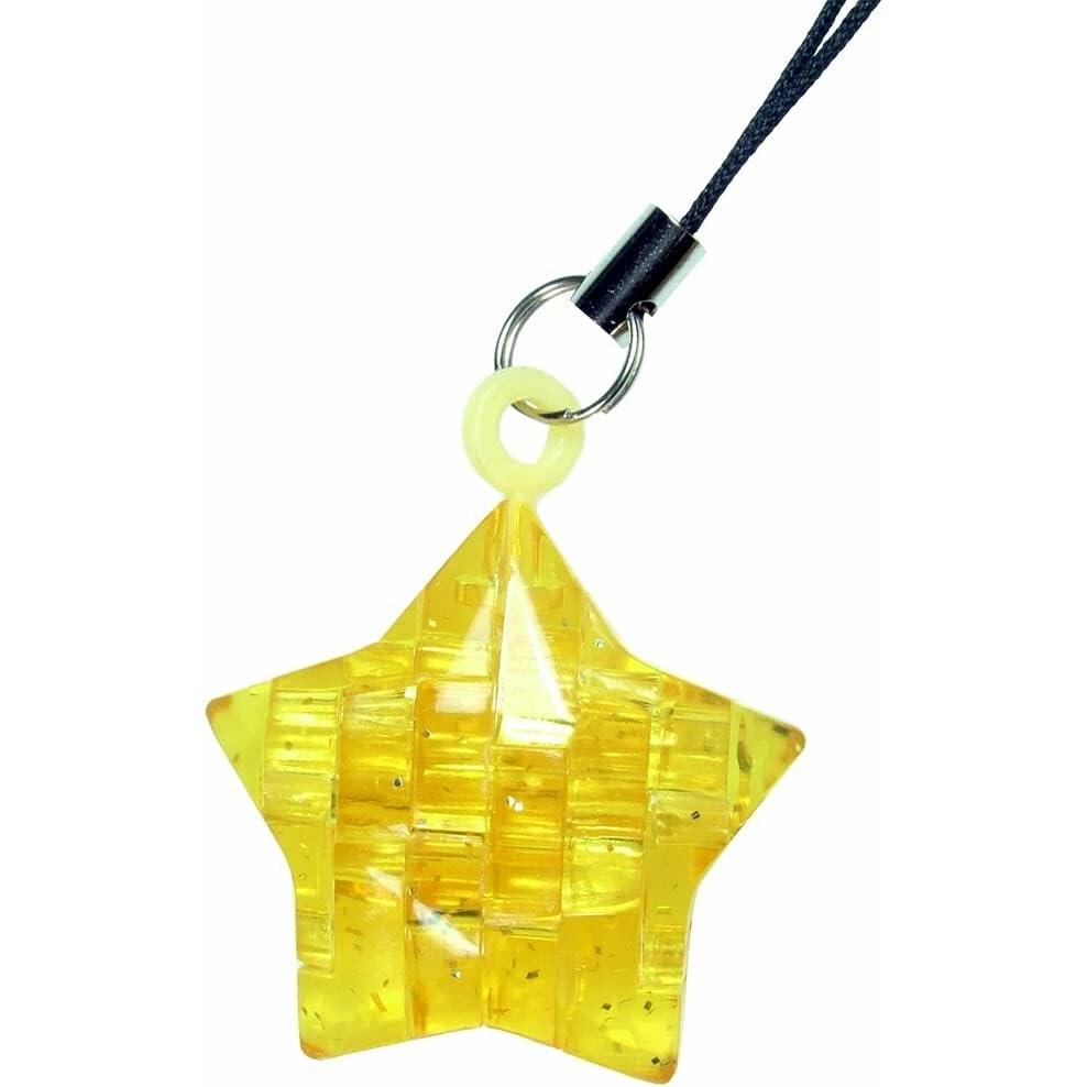 HCM Kinzel, Schlüsselanhänger, Crystal Puzzle - Mini Stern, Grün