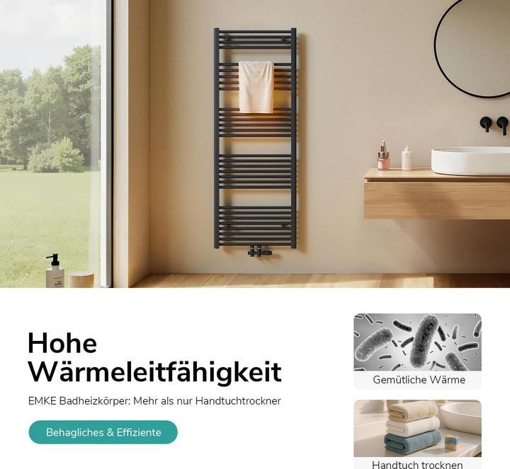 Produktbild Emke Elektrischer Badheizkörper (761 W)