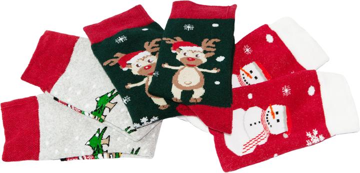 Casativo 3er-Packung Thermosocken mit Weihnachtsmotiv, Unisex, Gr. 43-46 (3er Pack, 43 - 46)