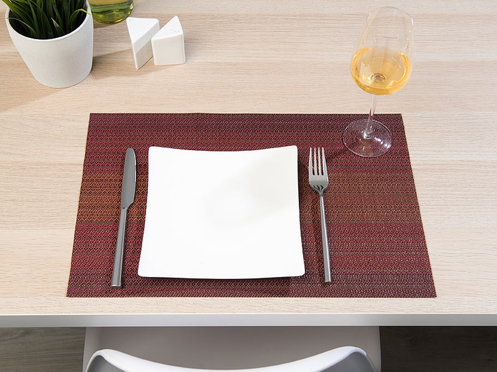 Produktbild Rosenstein & Söhne 6er-Set abwaschbare Tischsets in ansprechender Web-Optik, 45 x 30 cm (6 x, 45 x 30 cm)