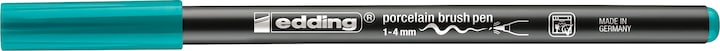 Produktbild Edding Porzellanmalstift Brushpen (Türkis, 4 mm, 1 x)