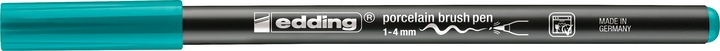 Produktbild Edding Porzellanmalstift Brushpen (Türkis, 4 mm, 1 x)