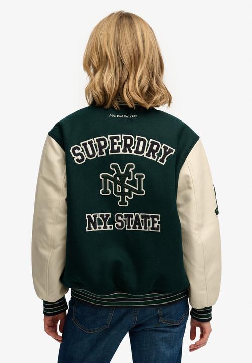 Actual product image Superdry Patched Varsity Bomber Jkt (L)