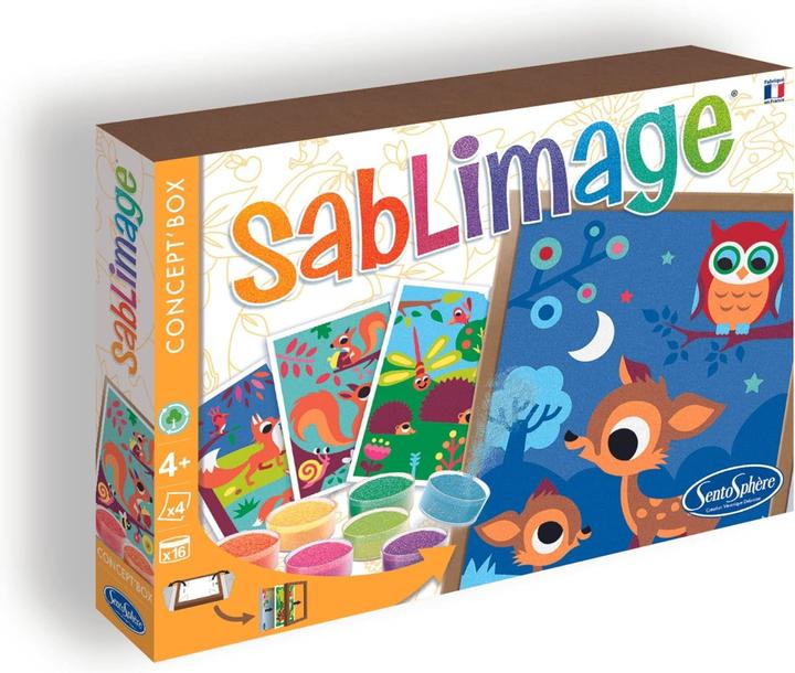 Actual product image Sentosphere Sand pictures forest animals