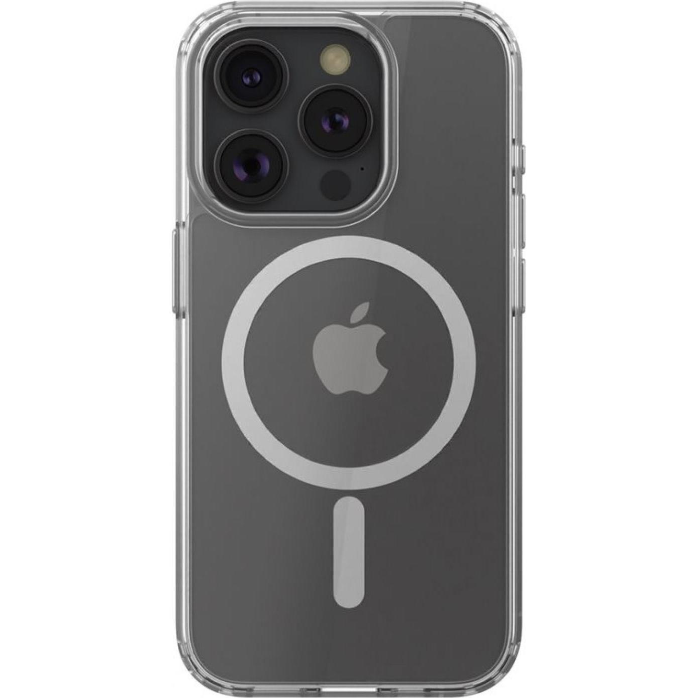 Belkin ScreenForce magn.Schutzh. iPhone 15 Pro transp. MSA021btCL (Apple iPhone 15 Pro), Smartphone Hülle, Transparent