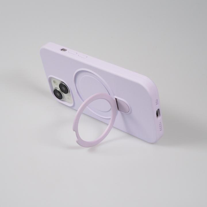 Produktbild PhoneLook Hülle Silikon matt MagSafe mit Haltering (Apple iPhone 14)