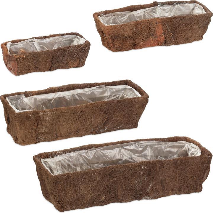 Actual product image Relaxdays 4x flower box (57.50 cm)