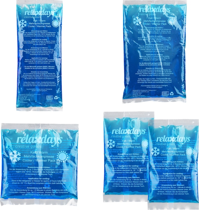 Produktbild Relaxdays Kühlpads-Set (10 x, 416 ml, 2460 g)