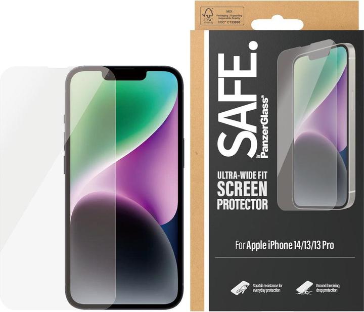 Produktbild PanzerGlass Safe. (1 Stk., Apple iPhone 13, Apple iPhone 14)