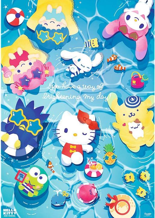Actual product image Trefl Puzzle Premium Plus 1000 – Hello Kitty (1000 pieces)