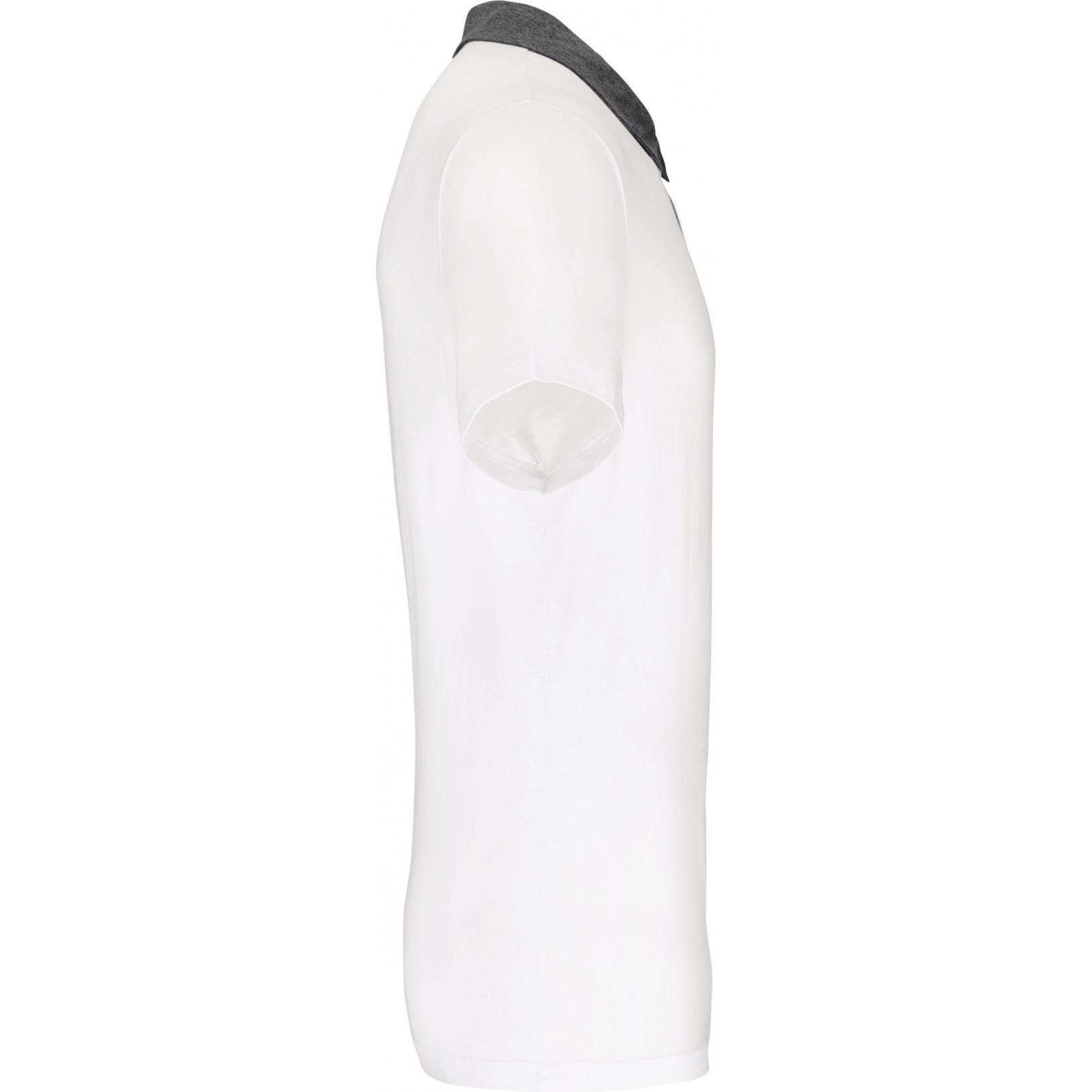 Kariban, Herren, Shirt, Jersey-Poloshirt, Weiss, Grau, (3XL)