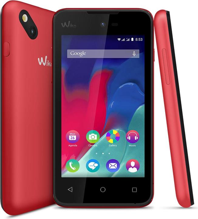 Wiko Sunset 2 (4 GB, Red, 4", Dual SIM, 3G)