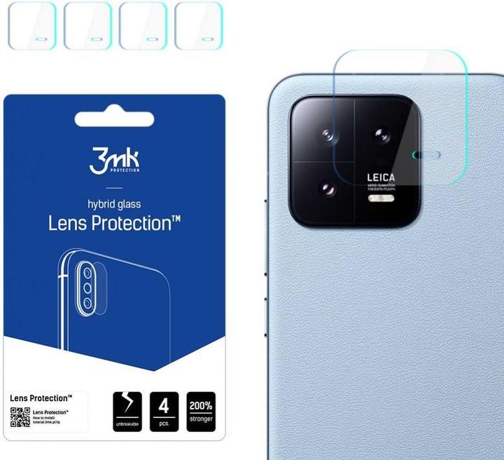 Actual product image 3MK Camera protection glass, camera glass (1 Piece, Xiaomi 13)
