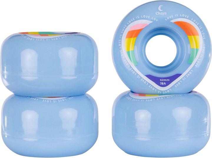 Produktbild Chaya Wheels Love is Love 4-Pack 62mm 2023 (62 mm, 78A)