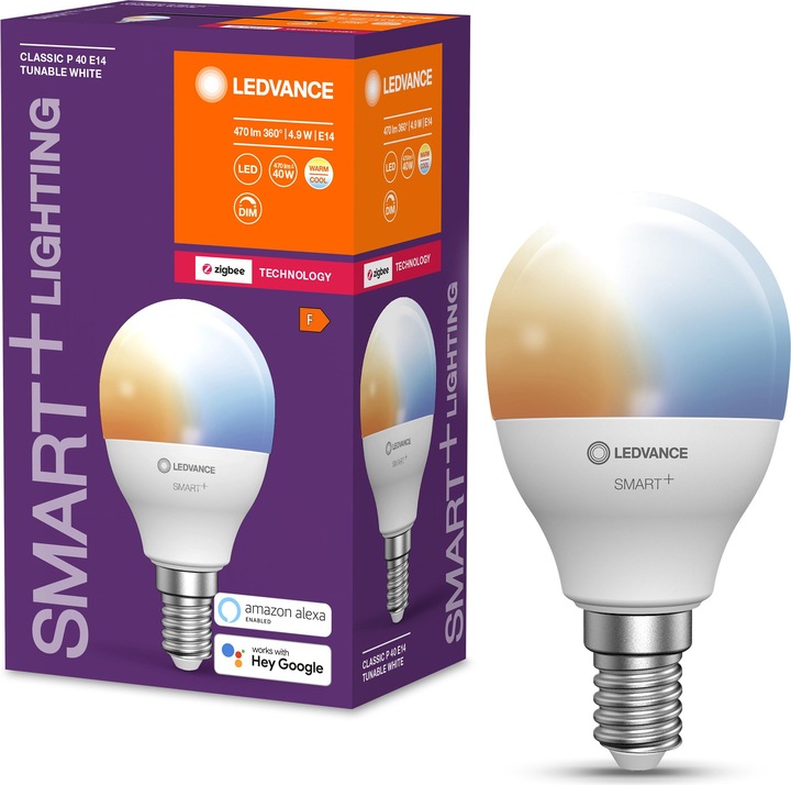 Produktbild Ledvance Smart+ Mini Bulb (E14, 5 W, 470 lm, 1 x, F)