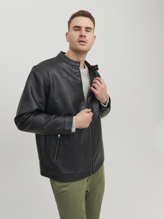 Produktbild Jack & Jones Kunstleder Plus Size Jacke (5XL)