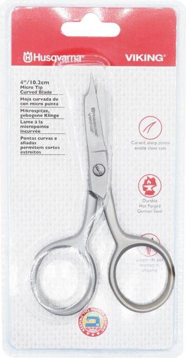 Image du produit Husqvarna Ciseaux de broderie avec micropointe courbée (10.20 cm)