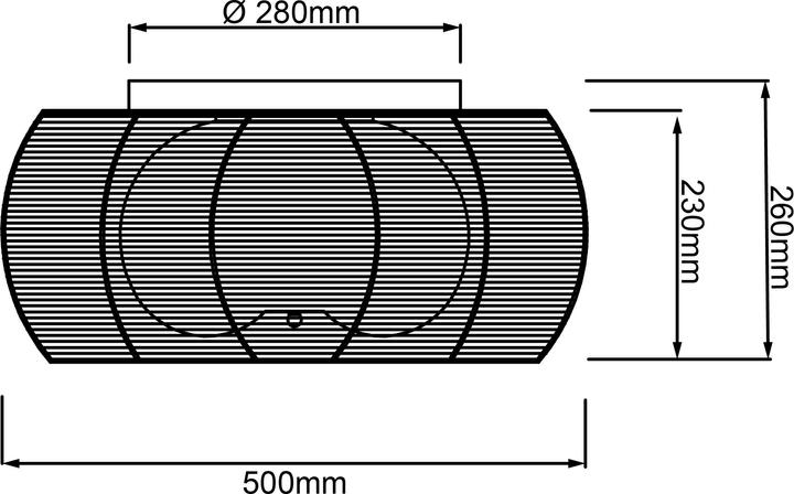Produktbild Brilliant Relax 2xE27 DE Deckenleuchte 50cm (E27)
