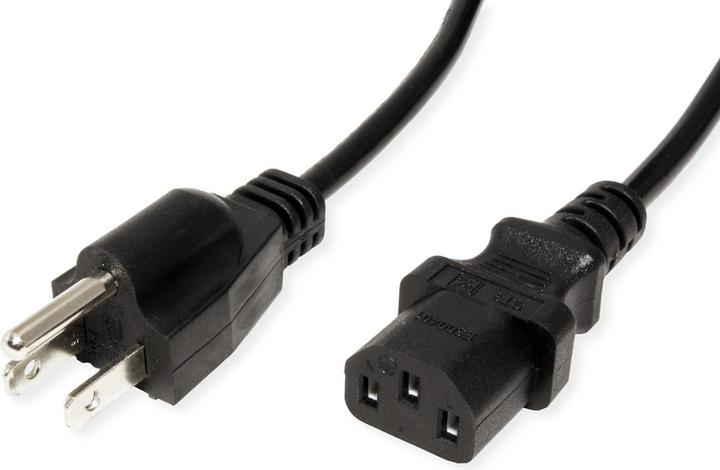 Immagine prodotto Secomp Cavo di alimentazione IEC 60320 C13 a NEMA 5-15 (M) (1.80 m)