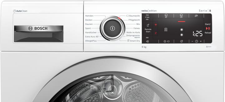 Produktbild Bosch Hausgeräte Serie8 WTXH7M50CH (9 kg, Rechts)