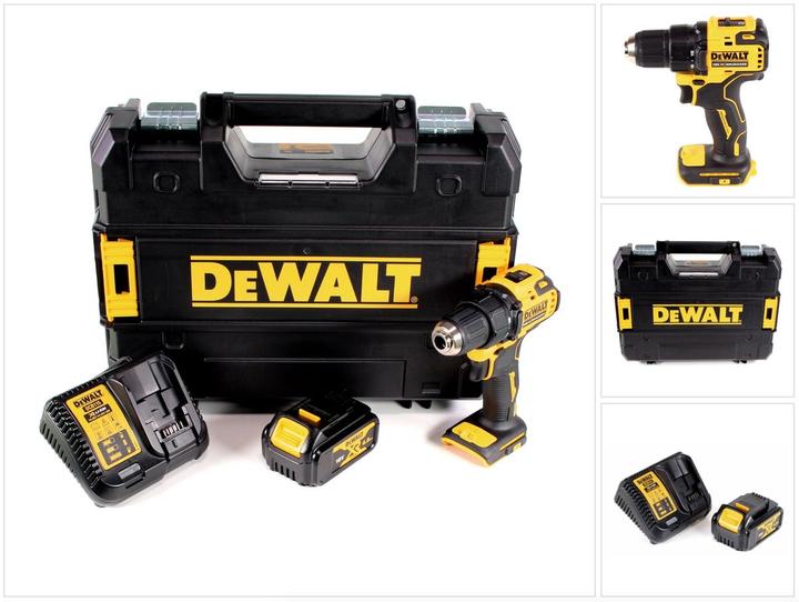 Produktbild DeWalt DCD 708 M1T Akku Bohrschrauber 18 V Li-Ion Brushless in TSTAK Box + 1 x 4,0 Ah Akku + Ladeger (Akkubetrieb)