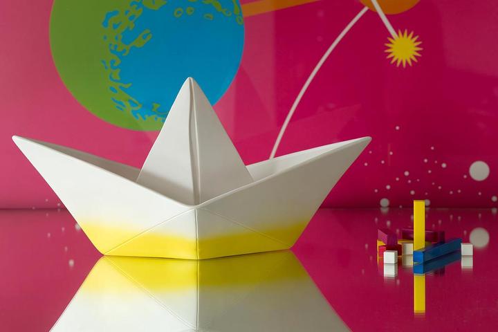 Produktbild Goodnight Light PaperBoat Lamp Yellow