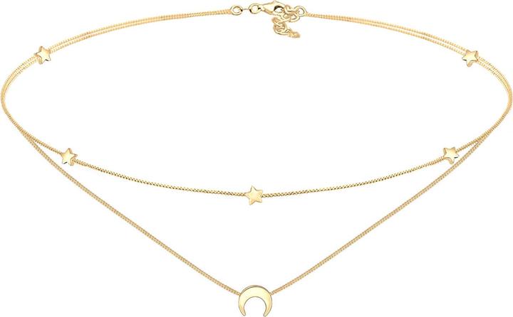 Immagine prodotto Elli Astro, girocollo, mezzaluna, strato, stelle (Argento 925, 36 cm)