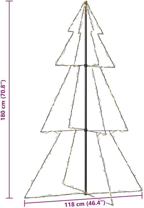 Produktbild vidaXL Weihnachtskegelbaum