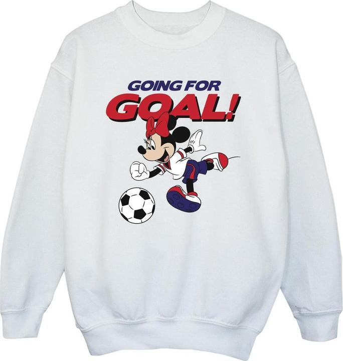 Actual product image Disney Girls Minnie Mouse Going For Goal Sweatshirt (140, 146)