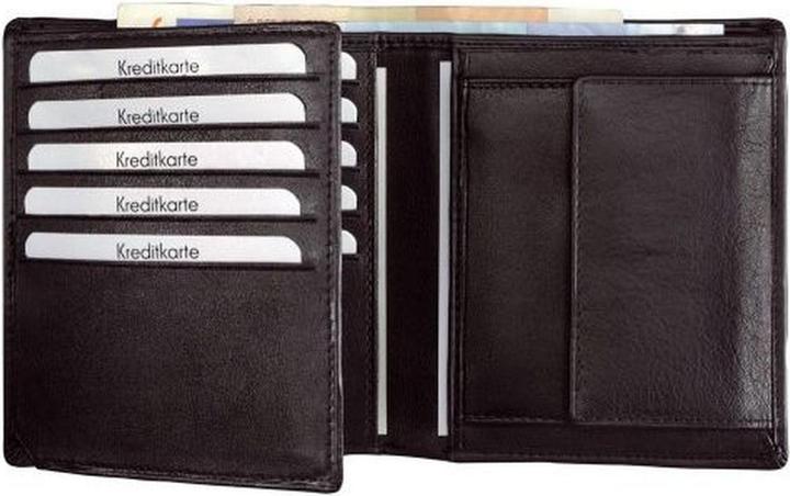 Immagine prodotto Portafoglio combinato, pelle, nero