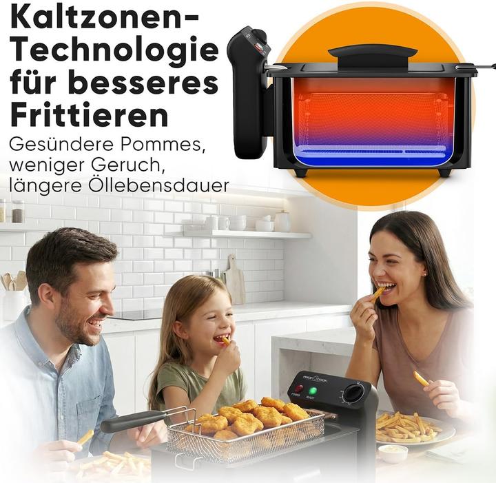 Produktbild BlockX Friteuse PC FR 1325 mit Kaltzone & Spritzschutz
