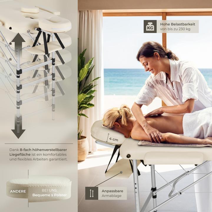 Actual product image tectake Massage table