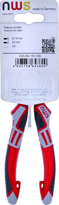 Actual product image NWS cable cutters (160 mm)