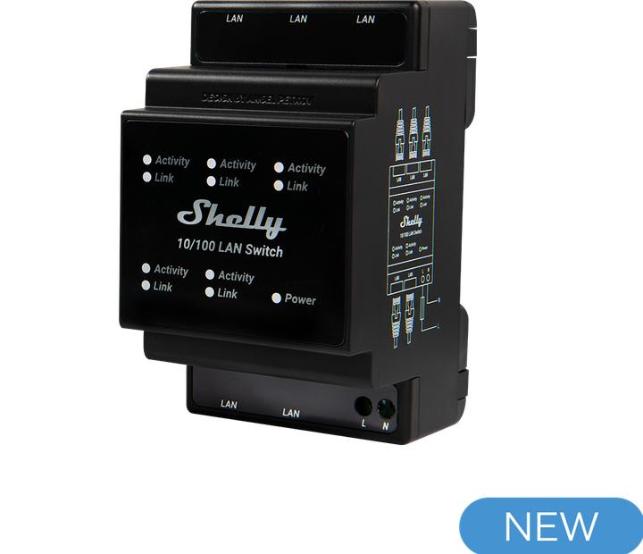 Image du produit Shelly LAN Switch (5 ports)