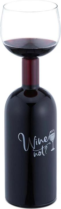 Actual product image Relaxdays Wine bottle (75 cl, 1 Glasses, Red wine glasses)