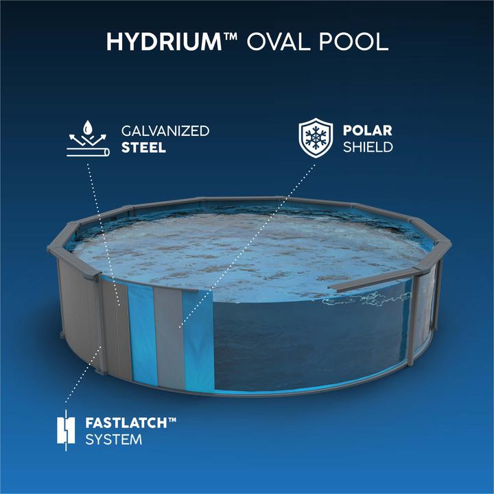 Image du produit Bestway Hydrium Oval Pool Set 730x360x130cm (730 x 360 x 130 cm)