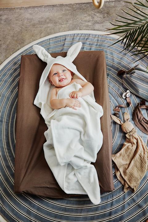 Actual product image Elodie Vanilla White Bunny (80 x 80 cm)