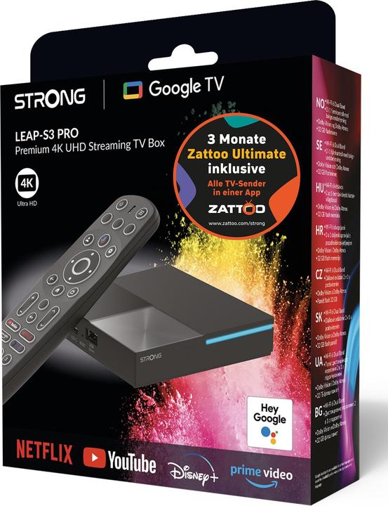 Produktbild Strong LEAP-S3 PRO Ultimate Google TV (32 GB, iOS 12)