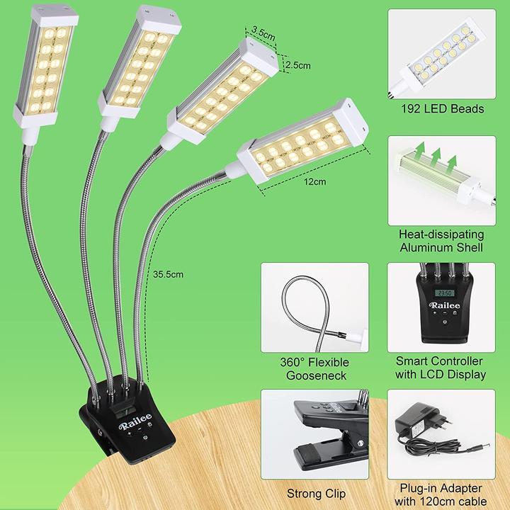 Produktbild Railee LED Pflanzenlampe
