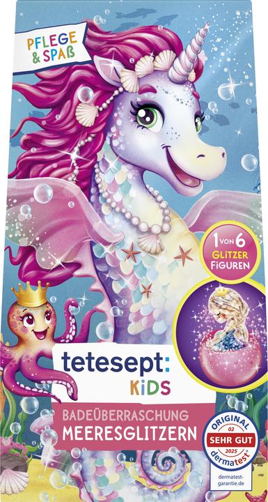 Tetesept Sprudelball Meeresglitzern (Bath bombs, 140 g)