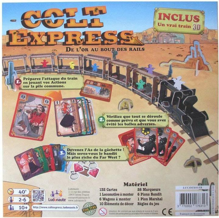 Immagine prodotto Ludonaute Colt Express (Fr) (Francese)