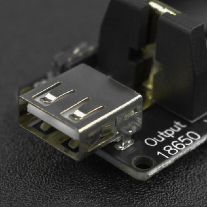 Actual product image DFRobot 1x18650 Lithium Battery Shield 5V 2A / 3.3V